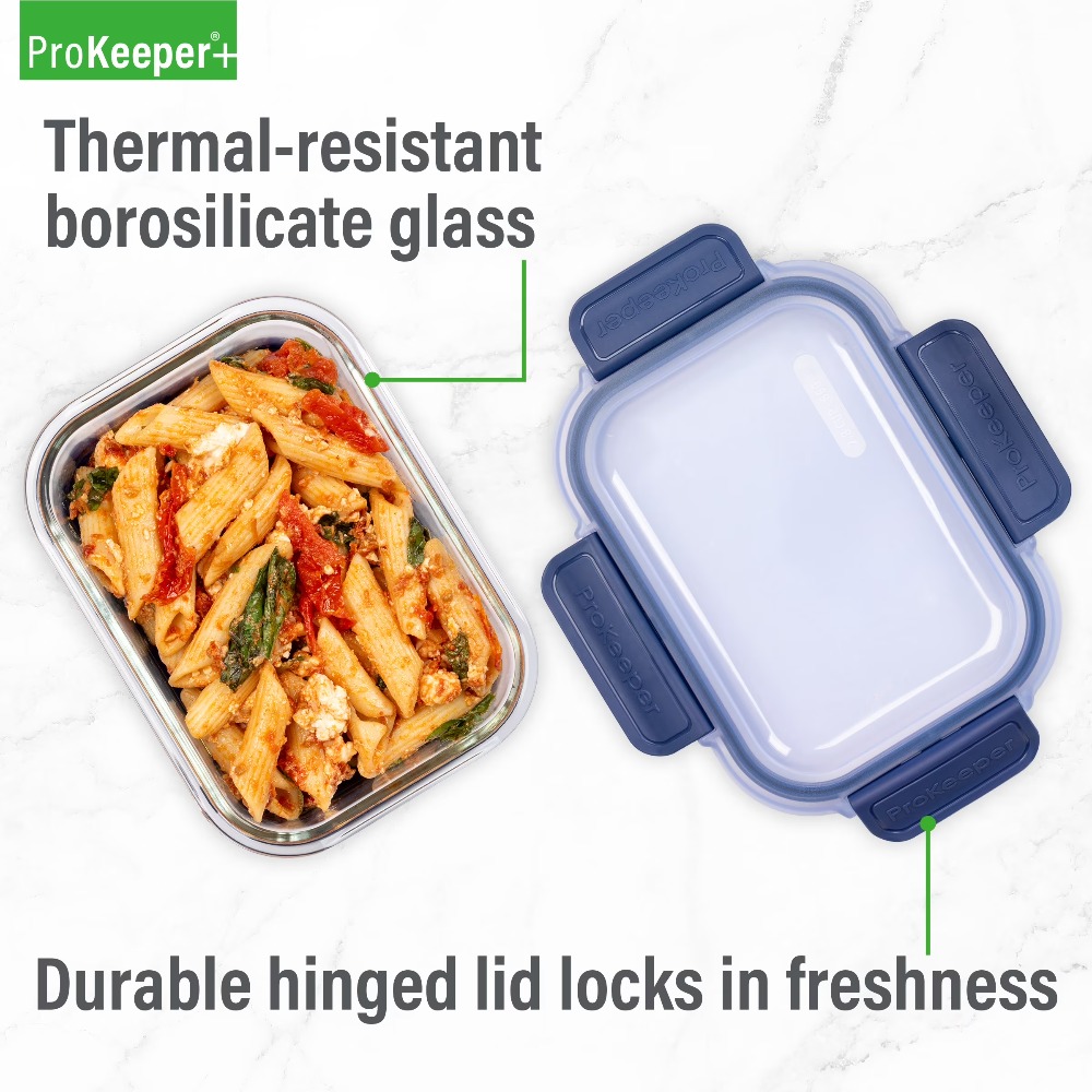 ภาชนะเก็บอาหารแก้วขนาด 2.8 คัพ - Meal Prep Glass บทวิจารณ์และราคา