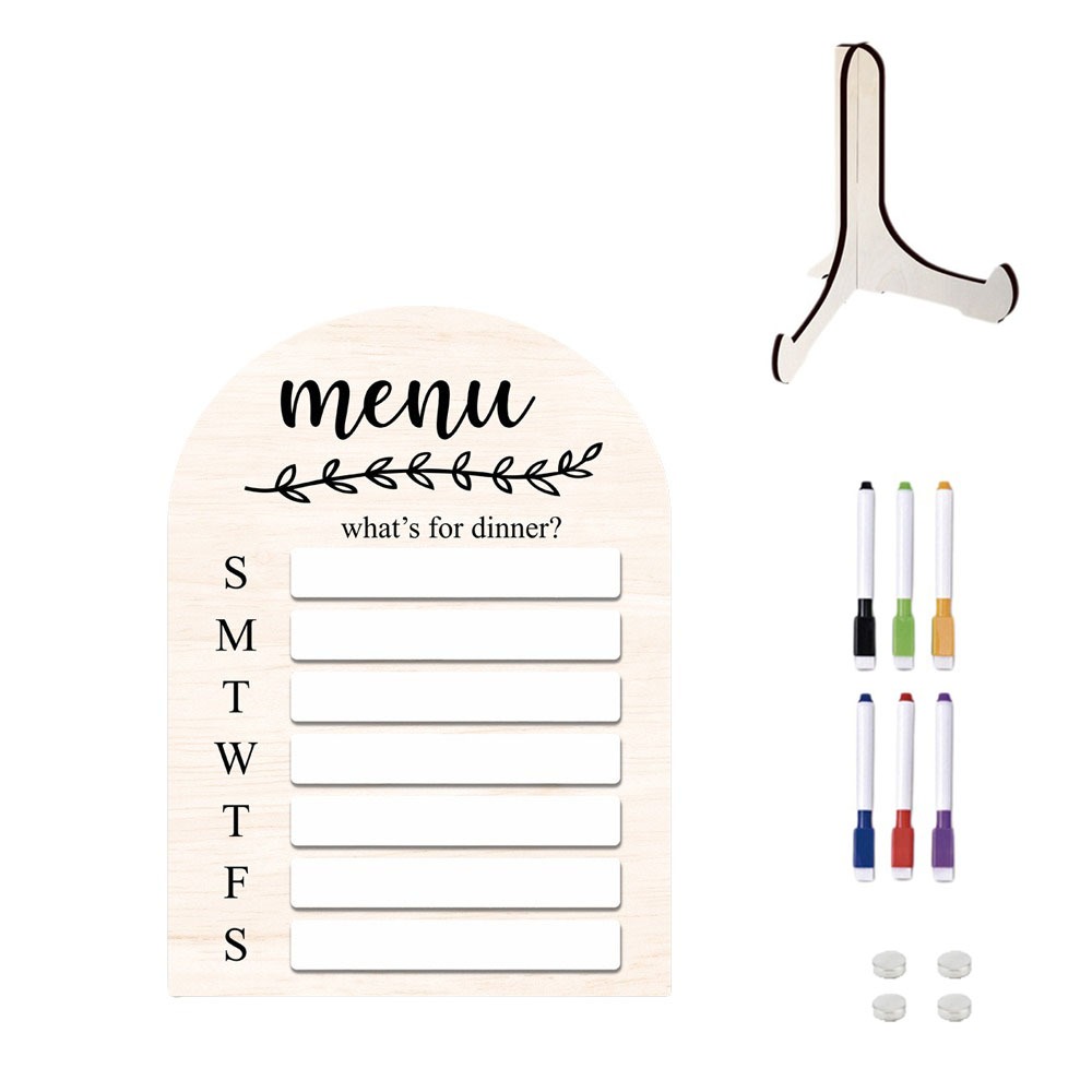 กระดานวางแผนอาหารแม่เหล็กติดตู - Meal Prep Weekly บทวิจารณ์และราคา