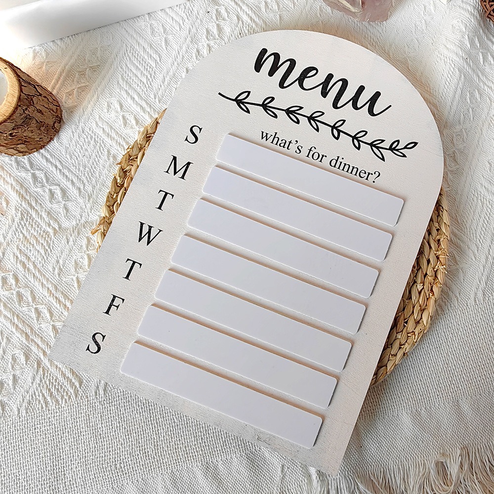 กระดานวางแผนอาหารแม่เหล็กติดตู - Meal Prep Weekly บทวิจารณ์และราคา