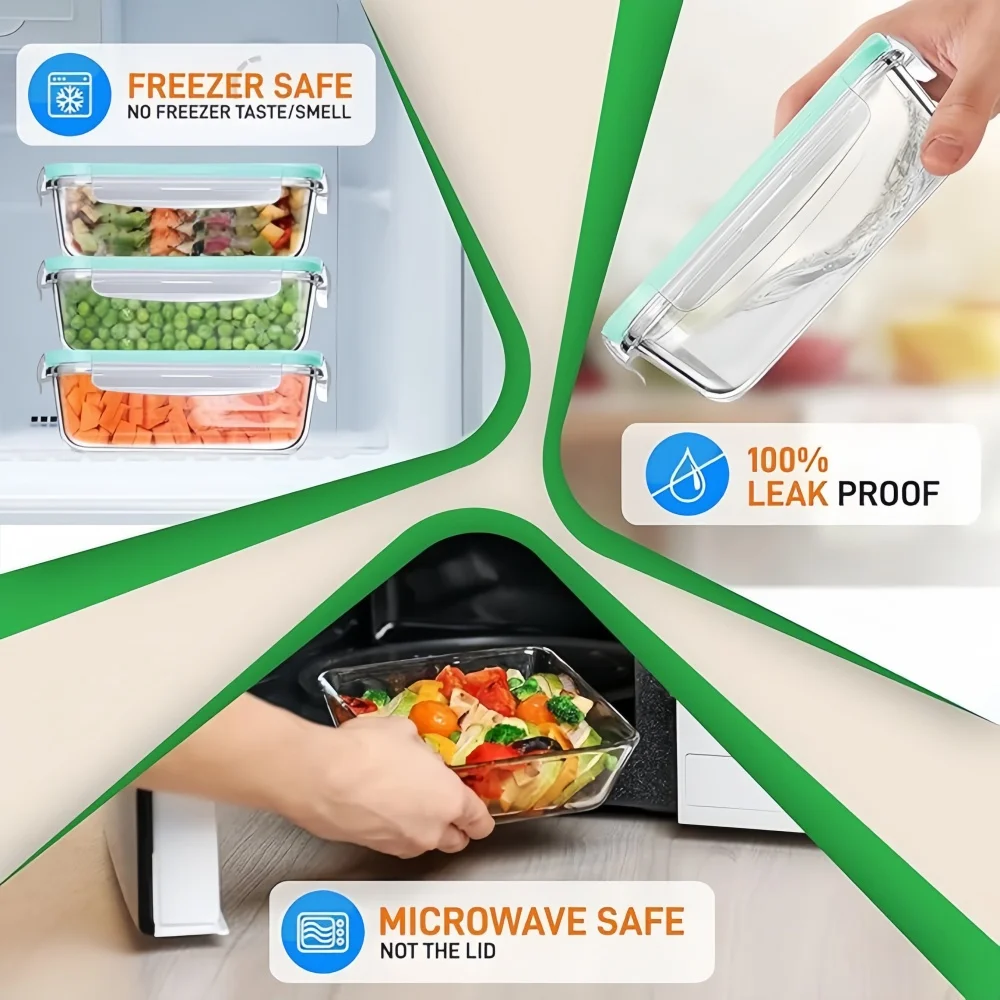 กล่องอาหารกลางวันแก้วปลอดสาร B - Meal Prep Burrito บทวิจารณ์และราคา