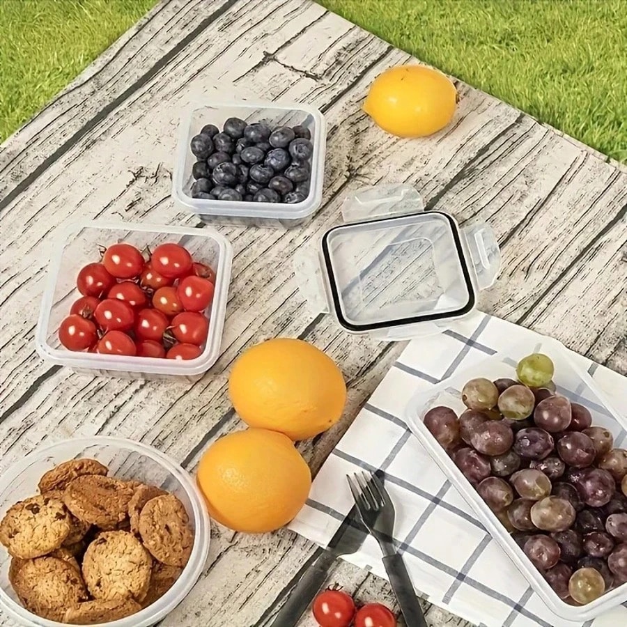 กล่องเก็บอาหารพลาสติกปิดผนึก 1 - Meal Prep Glass บทวิจารณ์และราคา