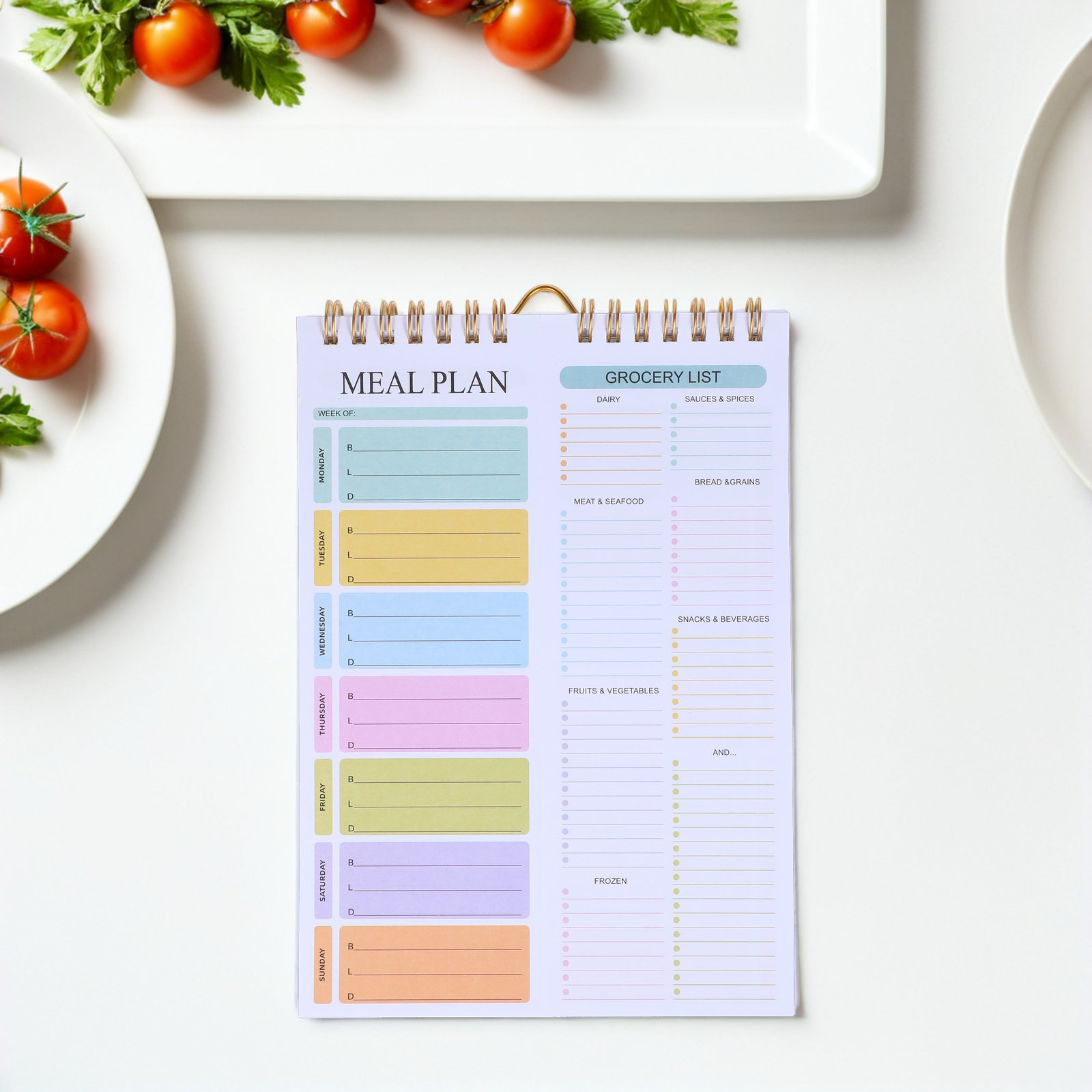 สมุดวางแผนเมนูรายสัปดาห์ A5 แบ - Meal Prep Weekly บทวิจารณ์และราคา