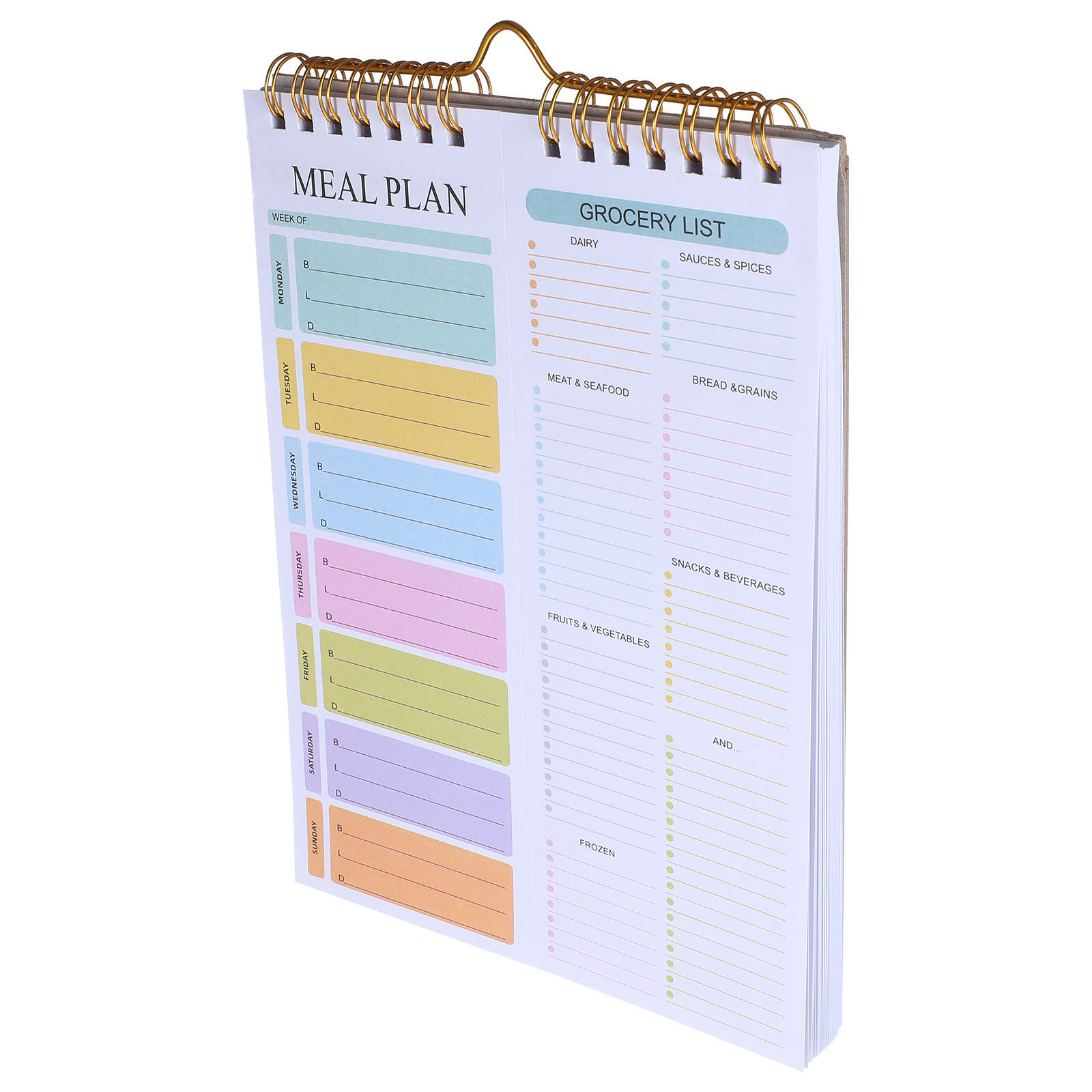 สมุดวางแผนเมนูรายสัปดาห์ A5 แบ - Meal Prep Weekly บทวิจารณ์และราคา
