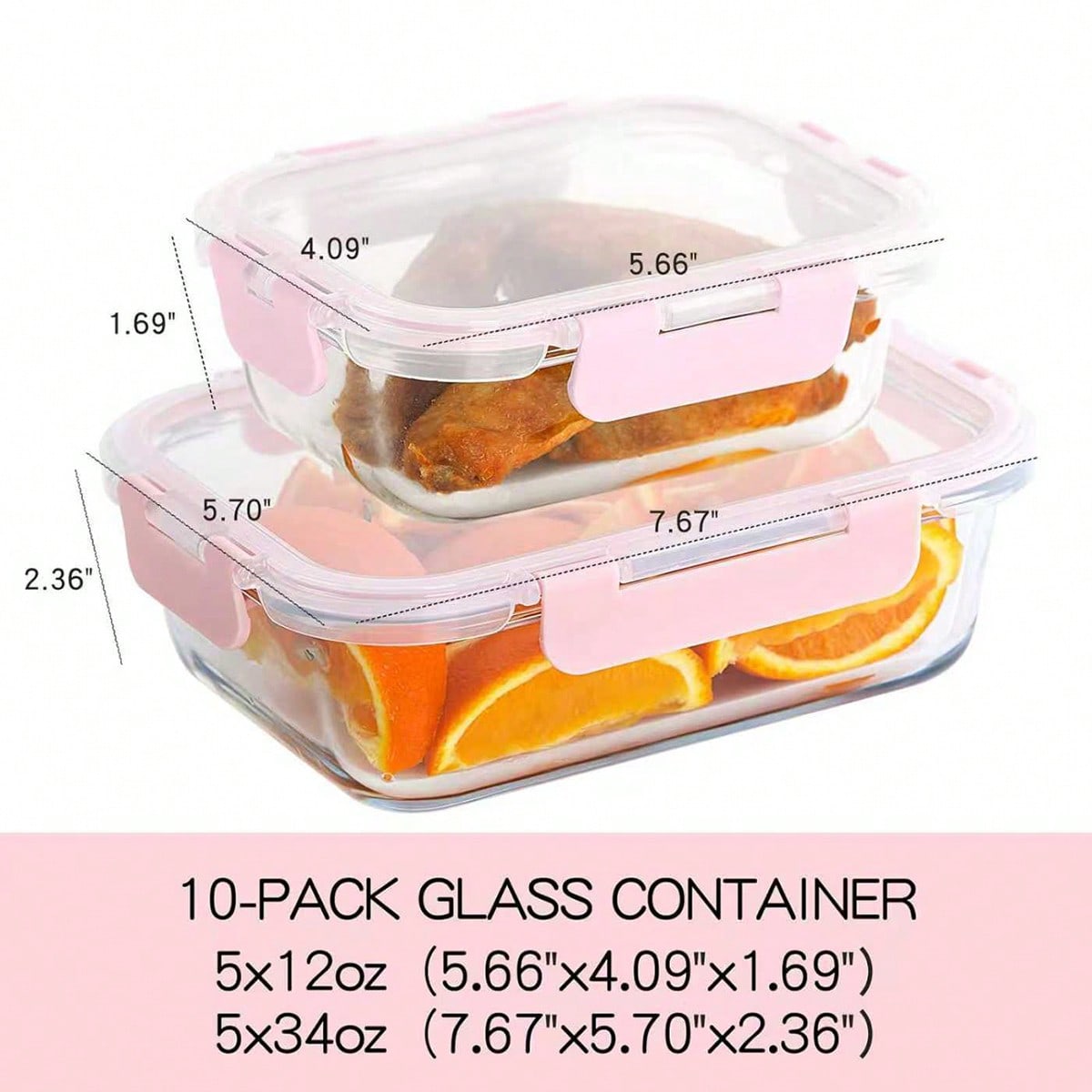 ชุดกล่องแก้วสำหรับเตรียมอาหาร  - Meal Prep Glass บทวิจารณ์และราคา