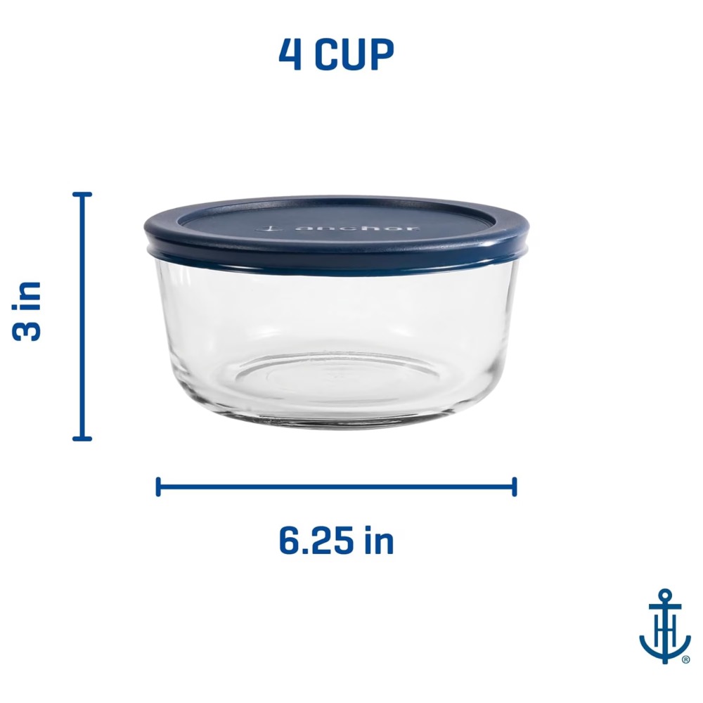 ชุดกล่องเก็บอาหารแก้วทรงกลม 2  - Meal Prep Glass บทวิจารณ์และราคา