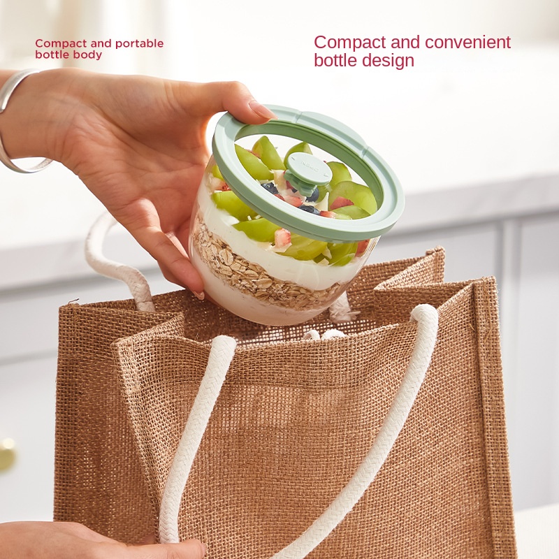 ภาชนะแก้วสำหรับโอ๊ตมีลแบบแช่ข้ - Meal Prep Yogurt Bowl บทวิจารณ์และราคา