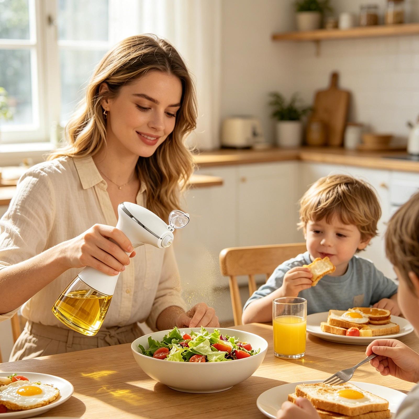 ขวดสเปรย์น้ำมันมะกอกแบบพกพา ป้ - Meal Prep Glass บทวิจารณ์และราคา
