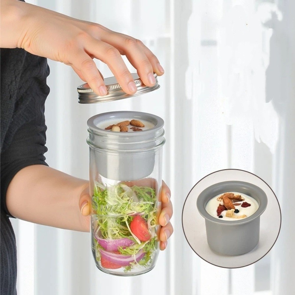 ขวดแก้วใส่สลัดขนาด 16/24 ออนซ์ - Meal Prep Weekly บทวิจารณ์และราคา
